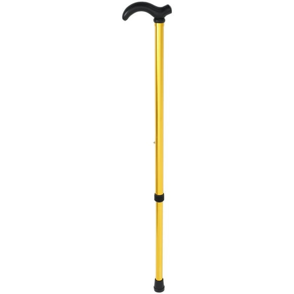 RENACLIPY Collapsible Cane Walking Aid Aluminium Alloy Gold Support 1Set