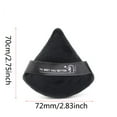 thumbnail image 4 of 1/2 Pcs Lightweight Washable Velvety Texture Face Powder Puff Mini Face Makeup sponge Triangle Velvet Powder Puff Makeup Puffs 2 PCS/SET, 4 of 8