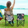 thumbnail image 5 of BZSMCE Camping Chairs Modern Celestial Dance Pattern Folding chair, 5 of 8