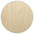 thumbnail image 1 of Happy Face Smile Good Job Wood Shape Unfinished Piece Cutout Craft DIY Projects - 6.25 Inch Size - 1/8 Inch Thick, 1 of 7