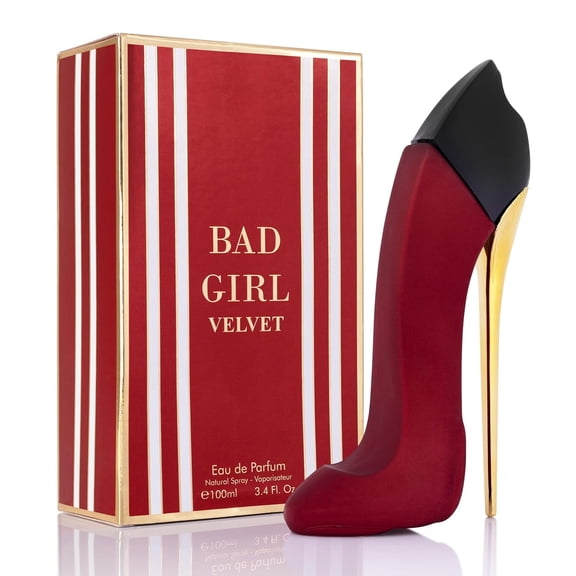 Bad Girl Velvet Eau De Parfum for Women 3.4oz – Tonka Bean, Vanilla & Praline – Vegan, Paraben-Free Scent