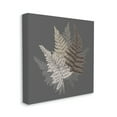 thumbnail image 3 of Stupell Industries Botanical Fern Leaves Modern Layered Nature Design Graphic Art Gallery Wrapped Canvas Print Wall Art, Design by House of Rose, 3 of 7