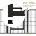 thumbnail image 5 of 8 Panels Heavy Duty Metal Playpen with door,31.7"H Dog Fence Pet Exercise Pen for Outdoor, Indoor, 5 of 13