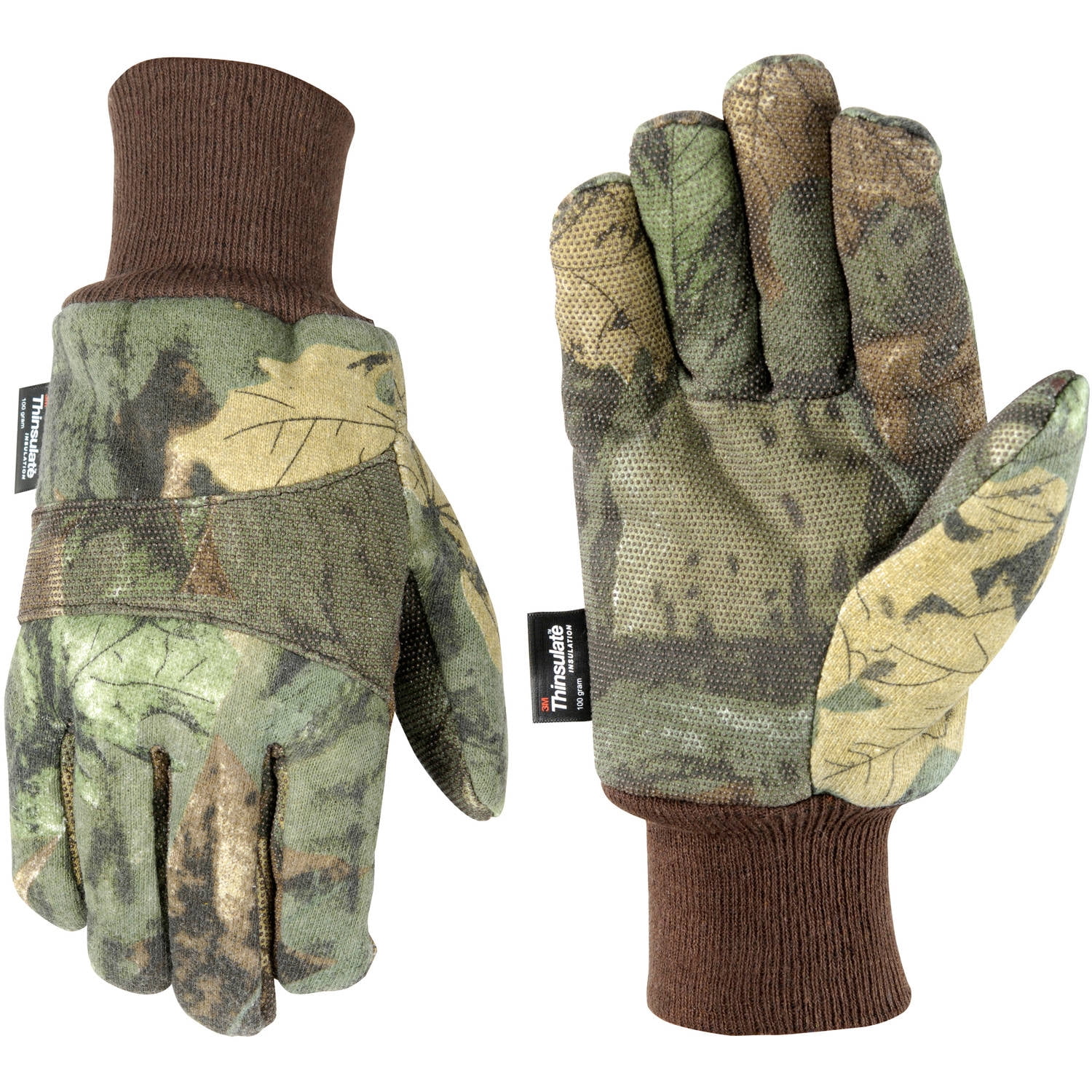 Thinsulate Insulated Jersey Camouflage Cold Weather Work Gloves