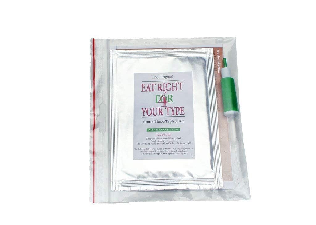 Eldoncard Blood Type Test Complete Kit Air Sealed Envelope Safety Lancet Micropipette Cleansing Swab Walmart Com Walmart Com