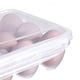 thumbnail image 5 of Organizador de Almacenamiento de Huevos, Contenedor de Huevos Compacto de Transparencia para refrigerador, 5 of 8