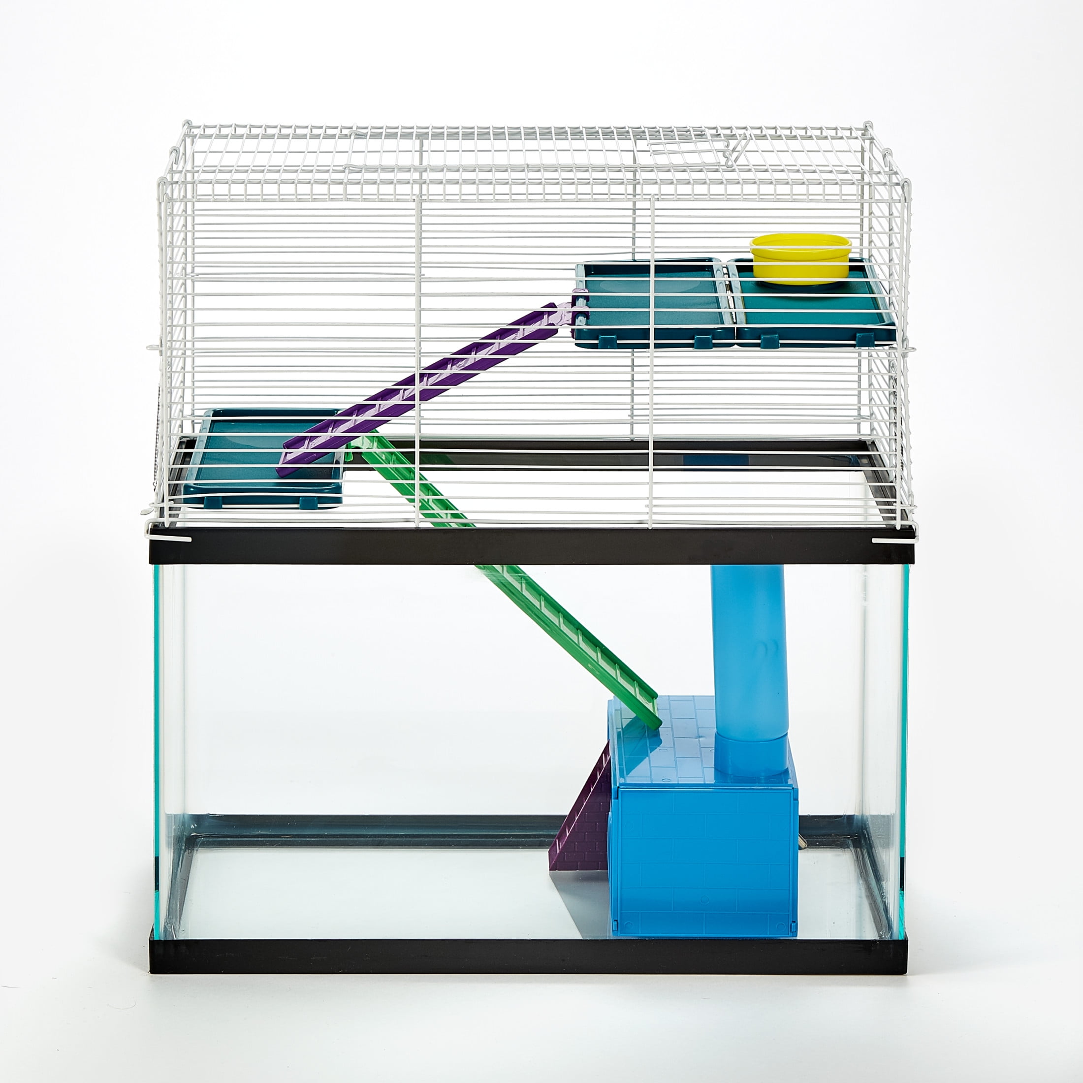 Kaytee 10 Gallon Aquarium Tank Topper Add On Habitat for Pet Gerbils, Hamsters or Mice
