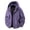 Purple, variant on Rain Jackets for Men Water Resistant Softshell Raincoat Full Zipper Hiking Jackets Outdoor Quick Dry Hoodies Black XXXL(XXXL)
