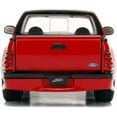 thumbnail image 5 of 1999 Ford F-150 SVT Lightning Pickup Truck Candy Red with Black Stripes \Just Trucks" Series 1/24 Diecast Model Car by Jada", 5 of 8