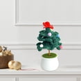 thumbnail image 6 of Skegnu Christmas Tree Potted Crochet Woven Flowers Home Ornament Christmas Gifts for Kids, 6 of 7