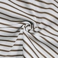 thumbnail image 5 of RYDCOT Men's Casual Striped Long Sleeved Round Neck Half Button Pullover with Pocket Top Beige, 5 of 9
