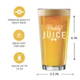 thumbnail image 2 of My Personal Memories 16 oz Pint Beer Glass Daddy Juice, 2 of 4