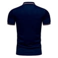 thumbnail image 4 of pstuiky camisetas de hombre, Camisa tipo blusa de manga corta con cuello vuelto y estampado informal para hombre camisas casuales para hombre xl, 4 of 4