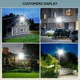 thumbnail image 3 of Adewalk Solar Lights Outdoor, 6500K Solar Flood Lights Outdoor, IP66 Waterproof Solar Street Lights with Motion Sensor and Remote Control for Dusk-to-Dawn Illumination, 3 of 7