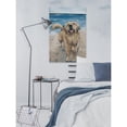 thumbnail image 3 of Happy Doggie Canvas Print - Bohemian Art Wall Decor 20x30 - Ready to Hang Painting for Home, 3 of 9
