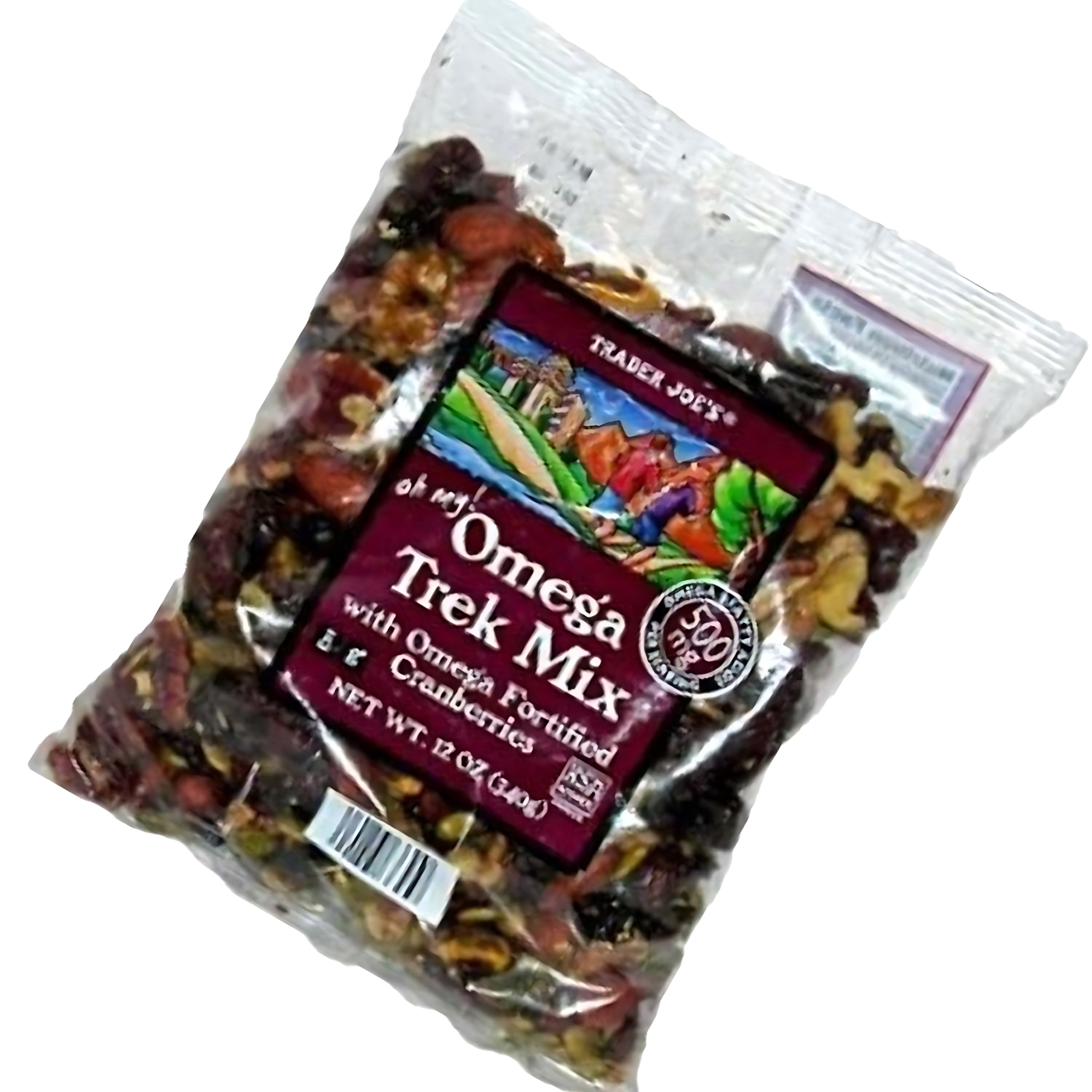 Pack of 3 Trader Joe's Omega Trek Mix - Nutritious Trail Mix, 12 oz