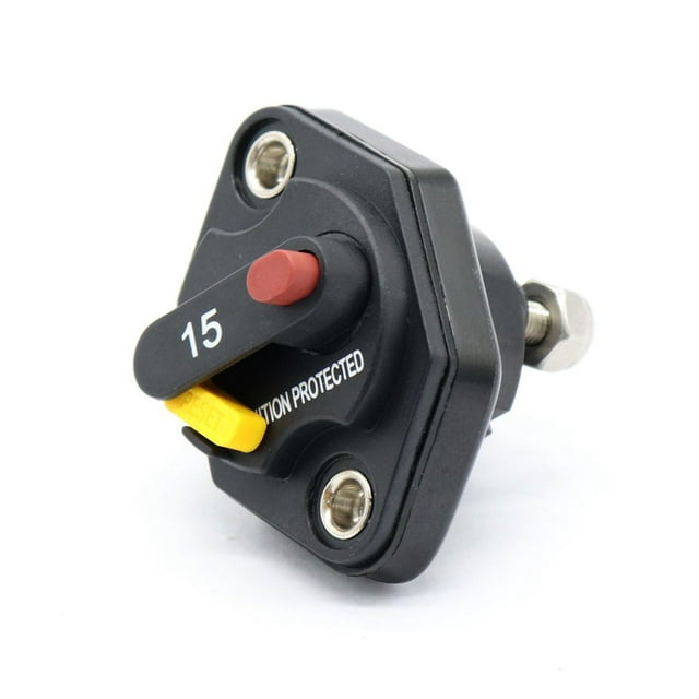 Circuits Disjoncteur Mis à Niveau Raccords Imperméable à l'Eau de Taille Compacte Composants du Véhicule Volt Sectionneur de Sécurité sur-Courant Protecteur 15A