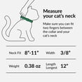 thumbnail image 4 of Collar para gato de cuero con cierre de seguridad y campana de 30 cm, 4 of 6