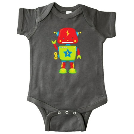 

Inktastic Cute Robot Little Robot Colorful Robot Gift Baby Boy or Baby Girl Bodysuit