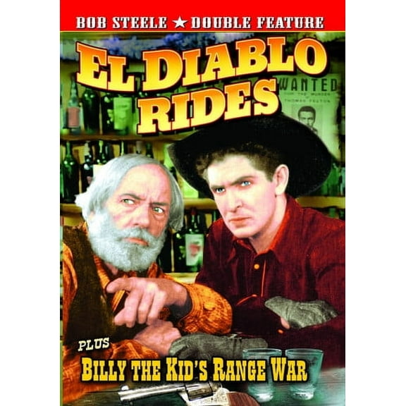 El Diablo Rides / Billy The Kid's Range War (Bob Steele Double Feature) (DVD), Alpha Video, Western