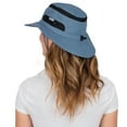 thumbnail image 3 of JAN & JUL Foldable Sun-Hats for Summer with UV Protection, Adjustable Strap (Jasper: Deep Blue, M), 3 of 6