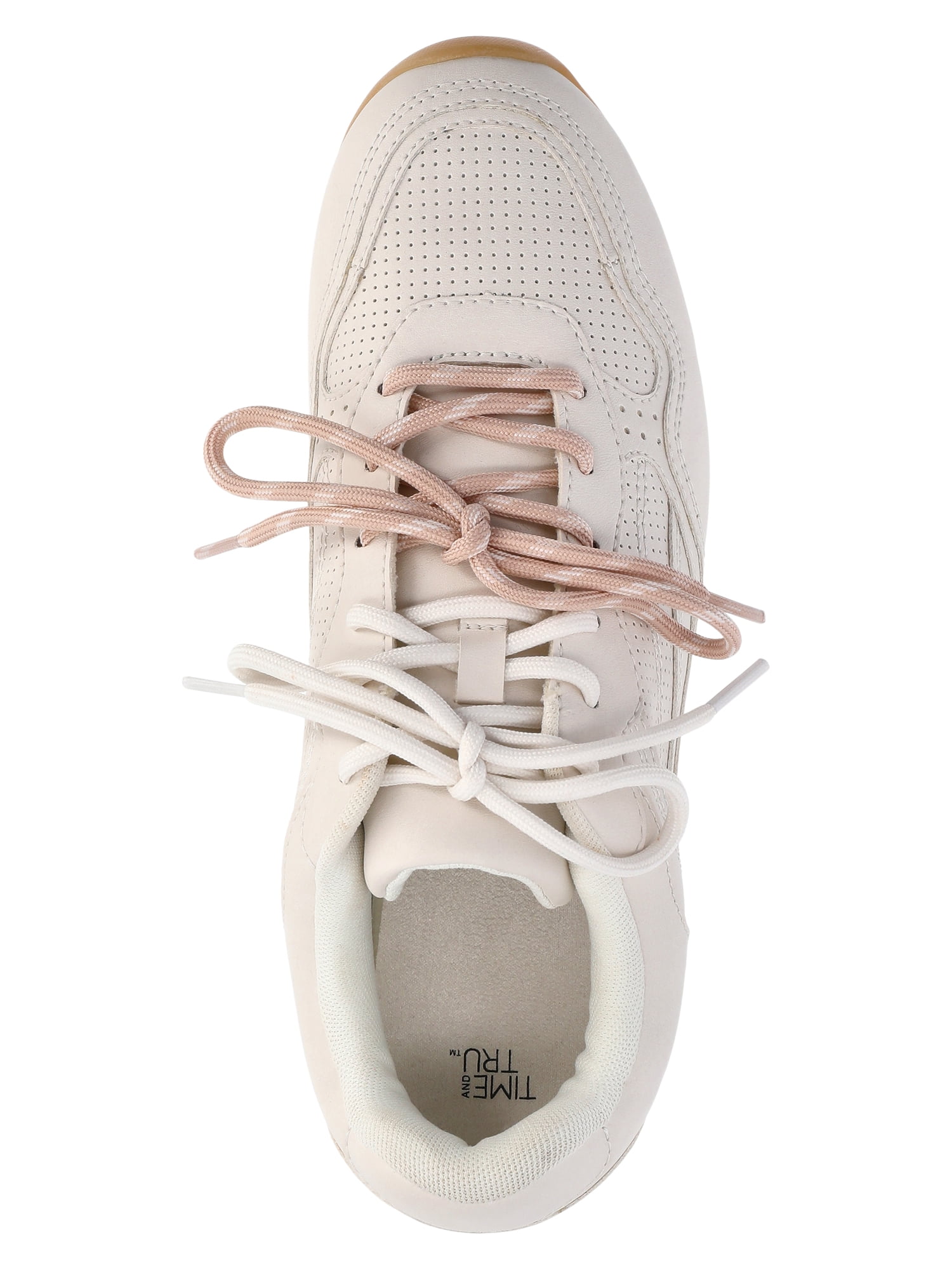 Time and Tru Women's Double Lace Sneakers