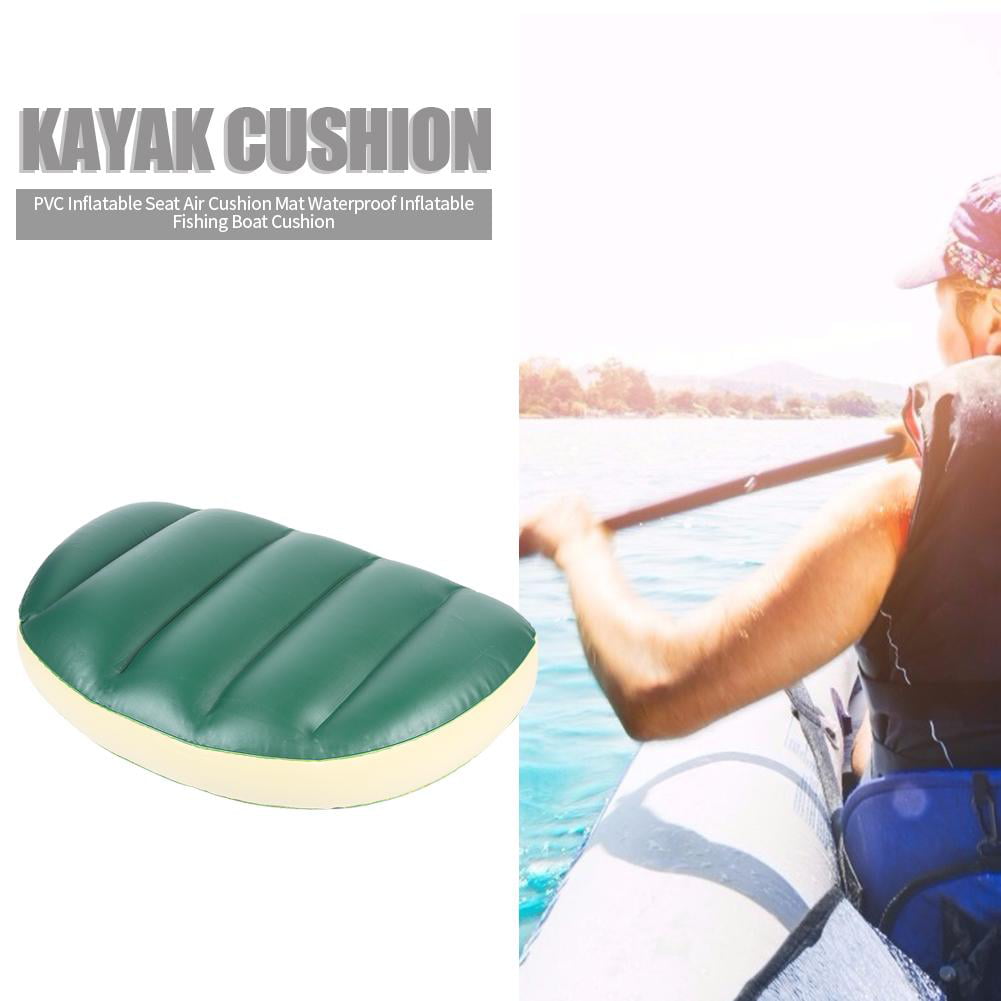 PVC Inflatable Seat Air Cushion Durable Outdoor Fishing Boat Kayak Cushion Pad 