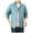 Blue, variant on Men's Lightweight Breathable Stand Collar Casual Jacket Long Sleeve Track Coat for Outdoor Sports and Daily Wear