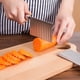 thumbnail image 3 of Cuchillo con filo ondulado para patatas, picador de acero inoxidable, cuchillo basculante para ensalada, cortador de patatas, cortador para freír francés, 2 uds., 3 of 5