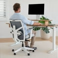 thumbnail image 3 of Desky Elite Ergonomic Chair - White / No Headrest, 3 of 10