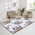 thumbnail image 4 of Coolnut Area Rug 60x39 inch, Elephants Decorated Mandala Ornament Nursery Rug Floor Mat Kids Playing Mat for Living Room Bedroom, 4 of 6