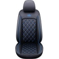 thumbnail image 5 of Aotiyer Universal Black, Faux Leather, Breathable, Full Surround Seat Covers, 5 Pieces, 5 of 6