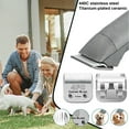 thumbnail image 4 of Detachable Pet Clipper Blades,Compatible with Most Andis,Oster A5,Wahl KM Series Clipper,Made of Ceramic Blade & Stainless Steel Blade, 4 of 7