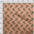thumbnail image 2 of oneOone Viscose Jersey Fabric Leaves & Floral Block Decor Fabric Printed BTY 60 Inch Wide, 2 of 5
