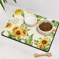 thumbnail image 3 of Dog Mat for Food and Water Absobing Durable Dog Water Mat Sunflower Summer Cat Mat for Food Eco-Friendly Durable Pet Placemat, 3 of 7