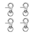 thumbnail image 1 of veasfak 4pcs zinc alloy lobster claw clasp Swivel Clips Snap Hooks, 1 of 8