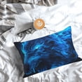 thumbnail image 5 of Honeii Wolf Print Pillow Cases,Plush Throw Pillow Covers,Decorative Pillowcase for Sofa, Couch, Living Room-20"x30", 5 of 6