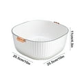 thumbnail image 4 of Xihbxyly Escurridor de Cocina, Cesta Organizadora de Plástico Versátil, Contenedor de Almacenamiento Fácil de Limpiar, Diseño Duradero y Apto para Alimentos, Soporte para Utensilios de Lavado de Verd, 4 of 7