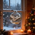 thumbnail image 6 of Nature's Birds Crystal Ornament Set, Hummingbird Christmas Ornament, Cardinal Ornaments for Xmas Tree Memorial Gifts, Clear Plastic Christmas Balls for Room Decor, Holiday Ornaments, 2.8", 6 of 6