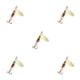 thumbnail image 1 of Sonducket Lake Hard Lure Bait Metal Fish Treble Hook Sequin Aparejos de pesca portátiles Reemplazo de piezas Gold Type 1 Type2 NO2, 1 of 6