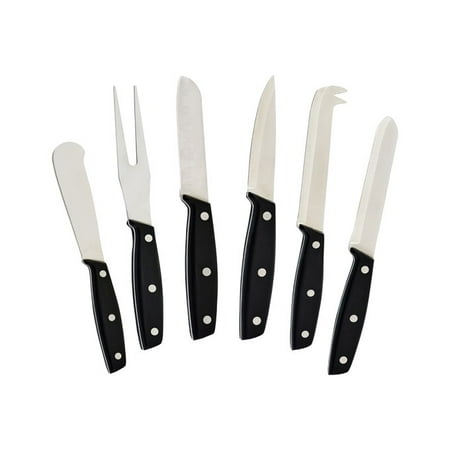 

Cheese Knife 6 Pc Set w/POM handles