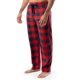thumbnail image 1 of Pantalón de Pijama de Forro Polar Sedoso para Hombre IZOD, Cuadro Rojo/Azul Marino, XX-Large, 1 of 5