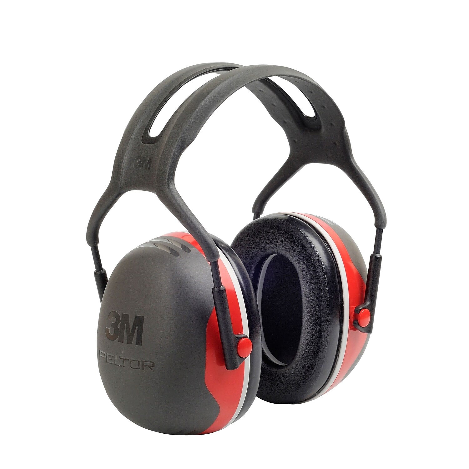 3M Occupational Health & Env Safety Over-the-Head Earmuffs Black & Red Each X3A