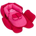 thumbnail image 2 of Diono Cuddle Soft 2-Pack 2-in-1 Baby Head Neck Body Support Pillow, Pink Cotton Candy, 2 of 9