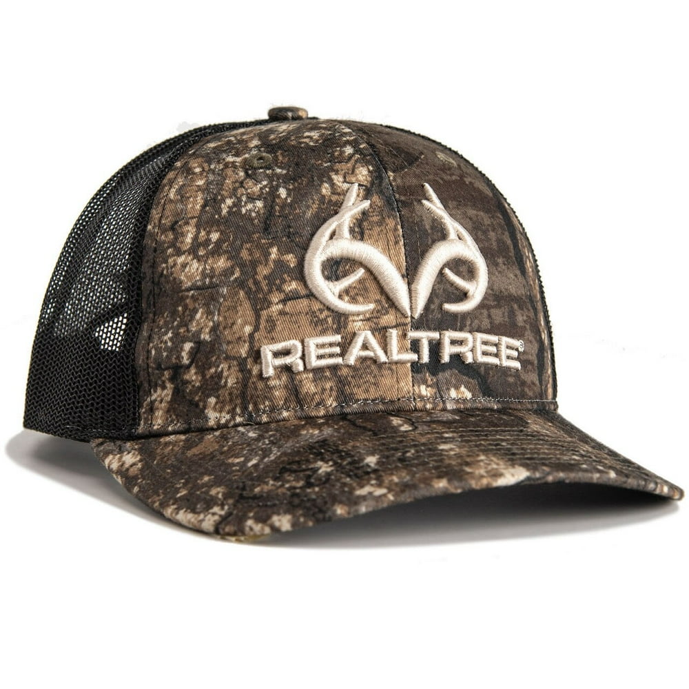 Realtree - Realtree Timber Camo Mesh Back Pro Staff Richardson Hat - Walmart.com - Walmart.com