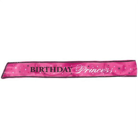 Over the Hill Birthday Princess Fabric Sash (1ct)