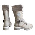 thumbnail image 3 of Penkiiy Womens Faux Fur Warm Thermal Waterproof Outdoor Walking Snow Winter Rubber Sole Calf Boots 40 Beige, 3 of 5