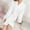 White, variant on Horkkom Robes for Women Plus Size Plush Bathrobe Warm Fuzzy Plush Long Cinched Waist Strapped Solid Color Robes With Pockets(M-3XL), Gifts for Women