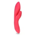 thumbnail image 6 of Blush Hop Jessica Rabbit G-Spot + Clitorial Stimulating Cerise 8-Inch Ultrasilk Silicone Rechargeable Rabbit Vibrator, 6 of 11