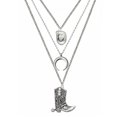 thumbnail image 1 of Abbraccia Collar occidental bohemio en capas, luna media, cabeza bovina y botas para mujer, 1 of 6